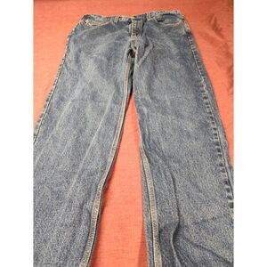 Men's Carhartt Denim Blue Jeans Size 38x34